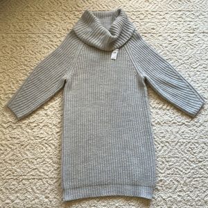 Chunky Knit Turtleneck Sweater Dress